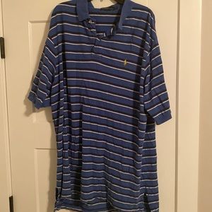 Polo Ralph Lauren 3xlt tall blue striped polo